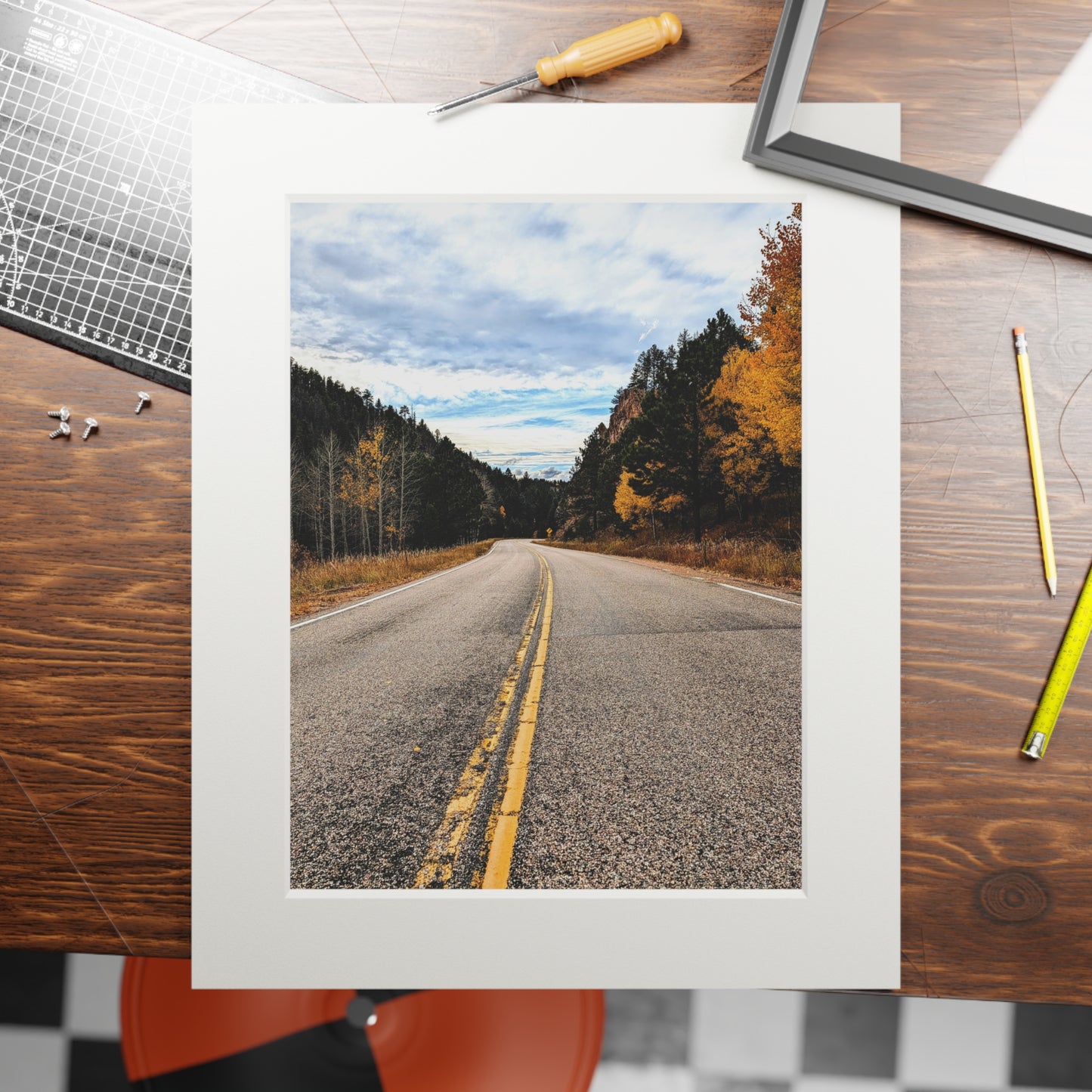 Mountain Road Photography Print | Adventure Landscape Art