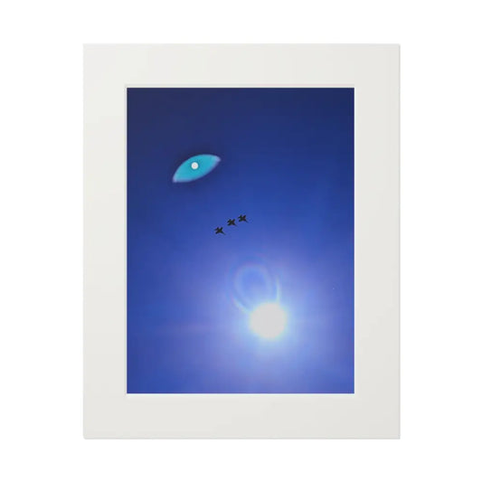Three Stars Below - Photography Art Print 16’’ x 20’’ (Vertical) / White Home Decor