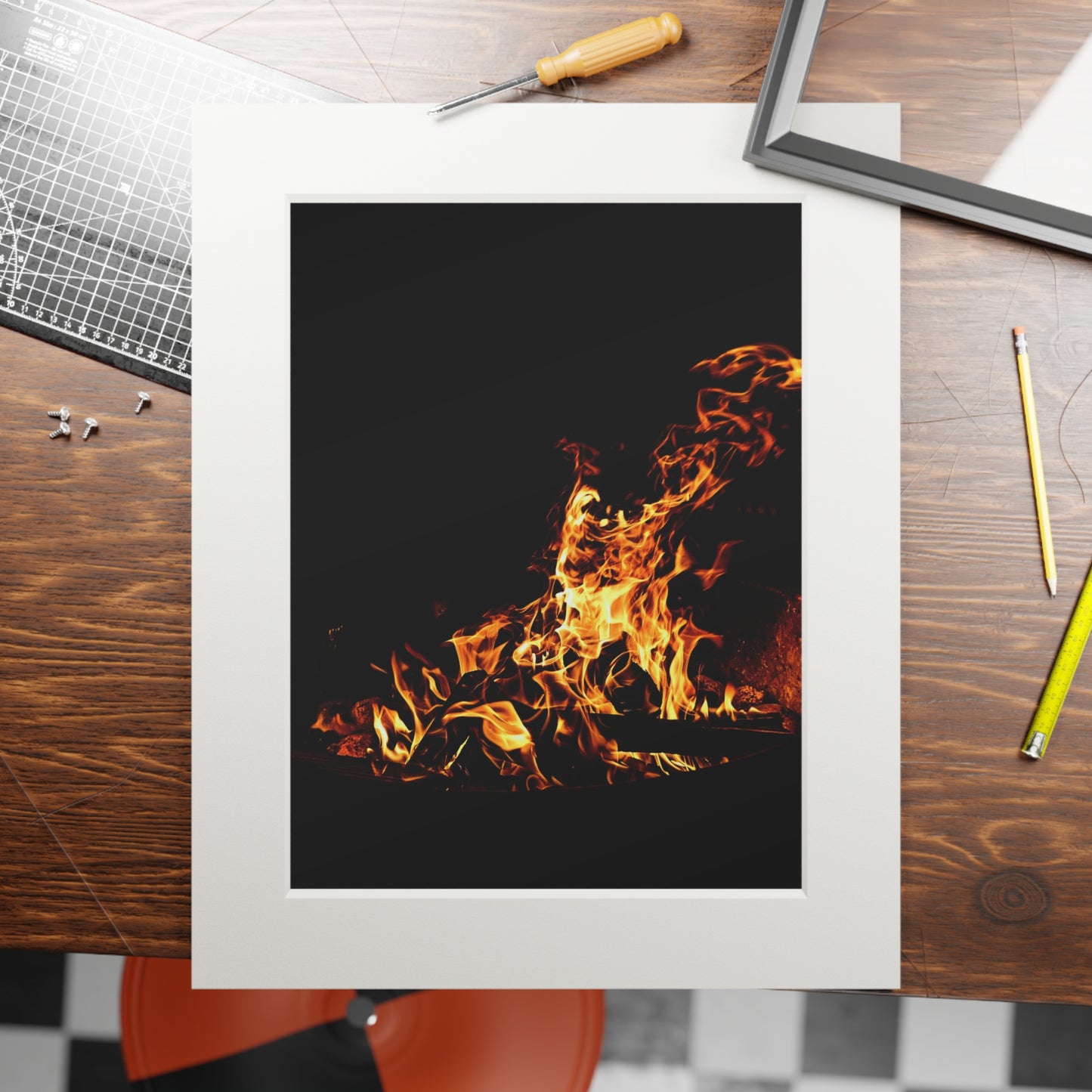 The Ember's Embrace - Photography Art Print