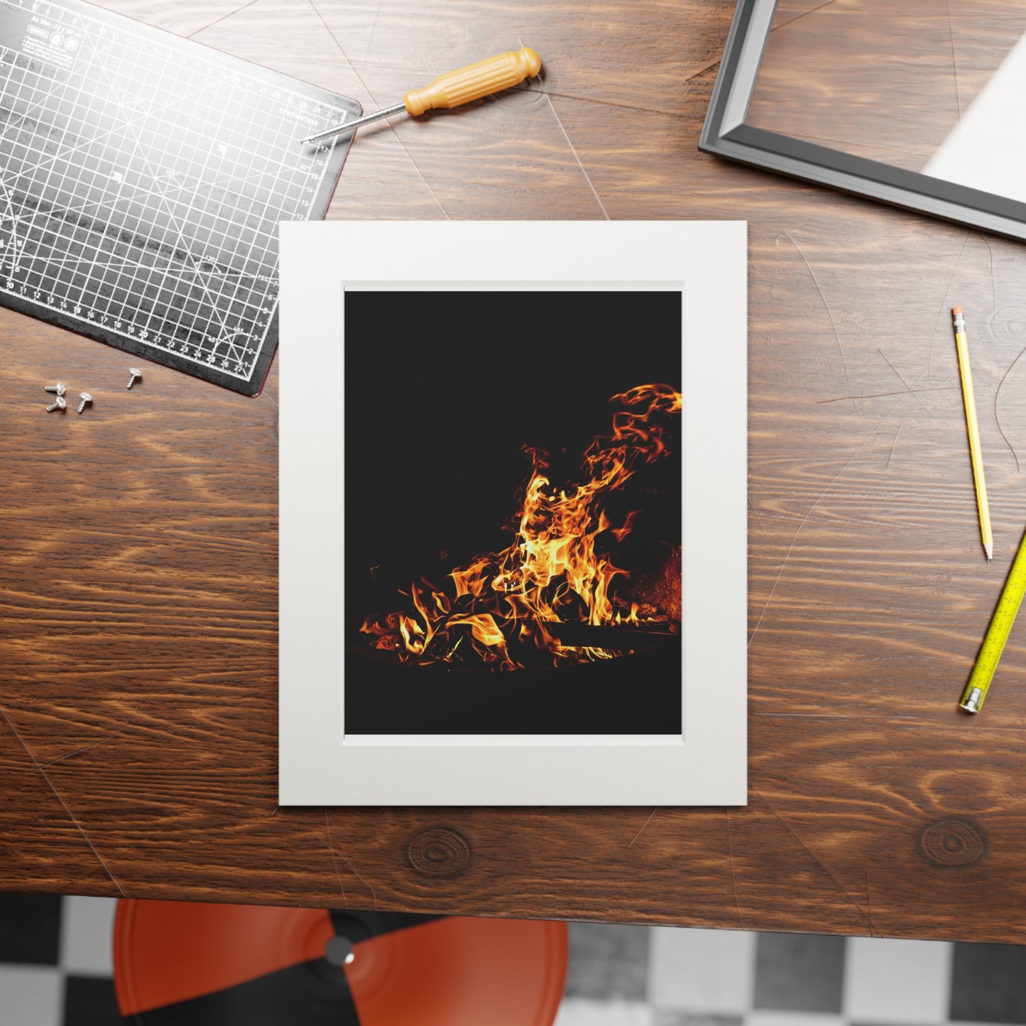 The Ember's Embrace - Photography Art Print