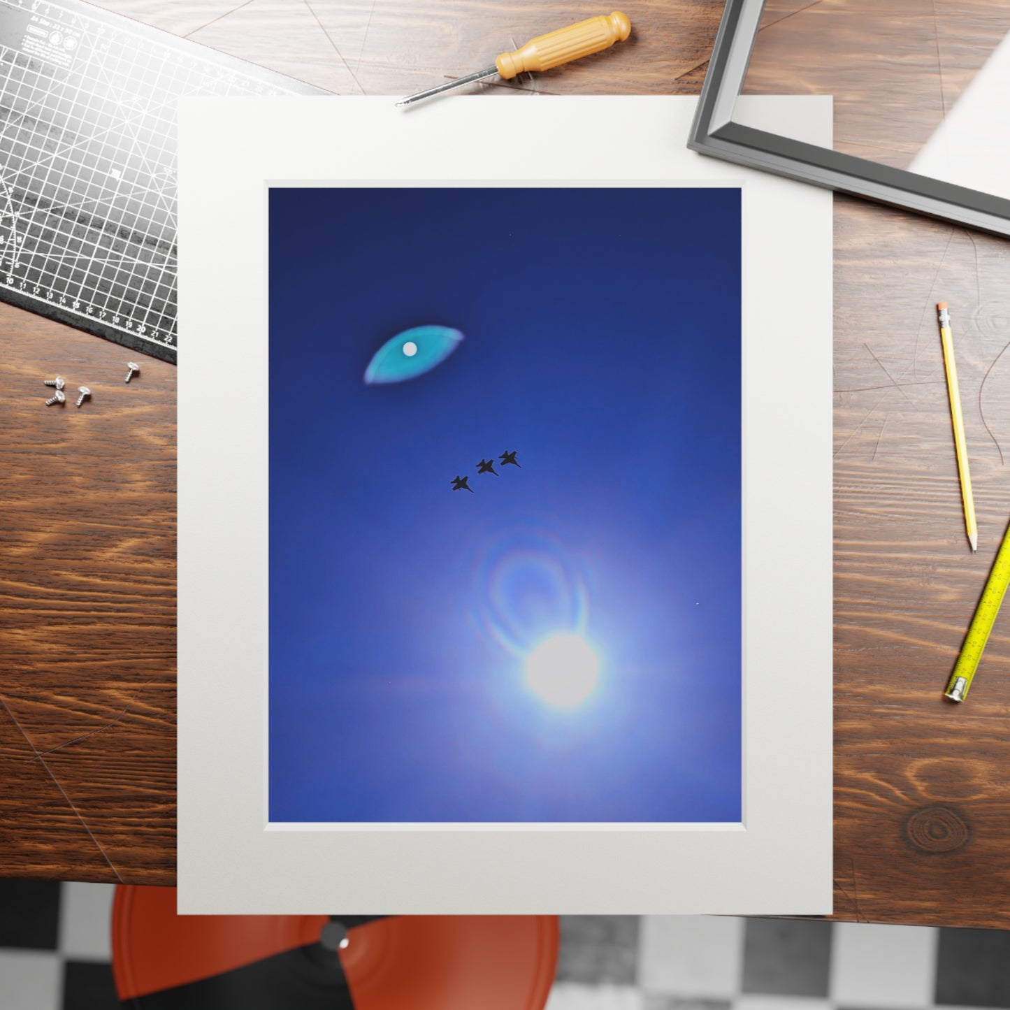 Three Stars Below - Photography Art Print