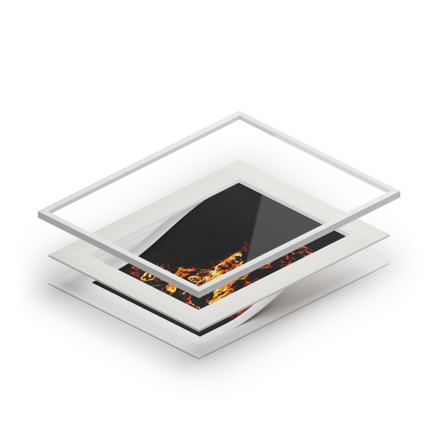 The Ember's Embrace - Photography Art Print