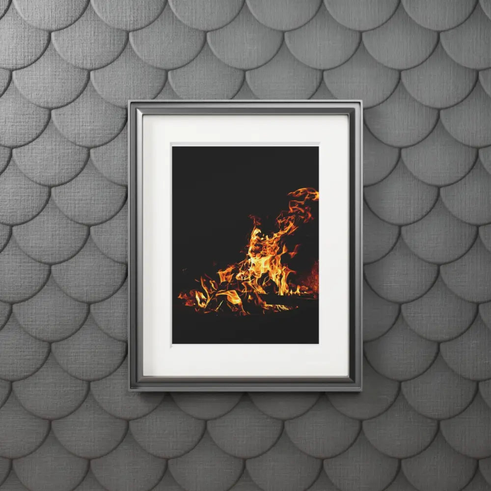 The Ember’s Embrace - Photography Art Print Home Decor